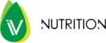 A green leaf with the letter v on it, symbolizing vitamin injection.