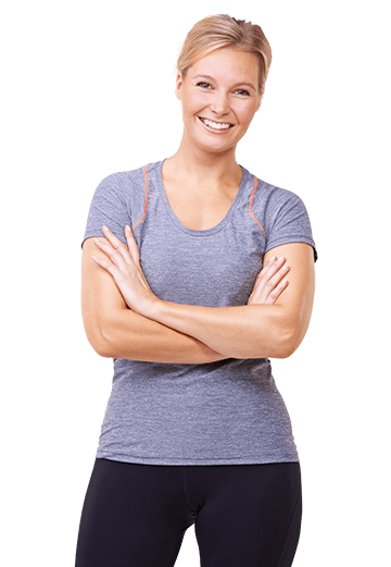 A woman with her arms crossed, considering iv therapy.