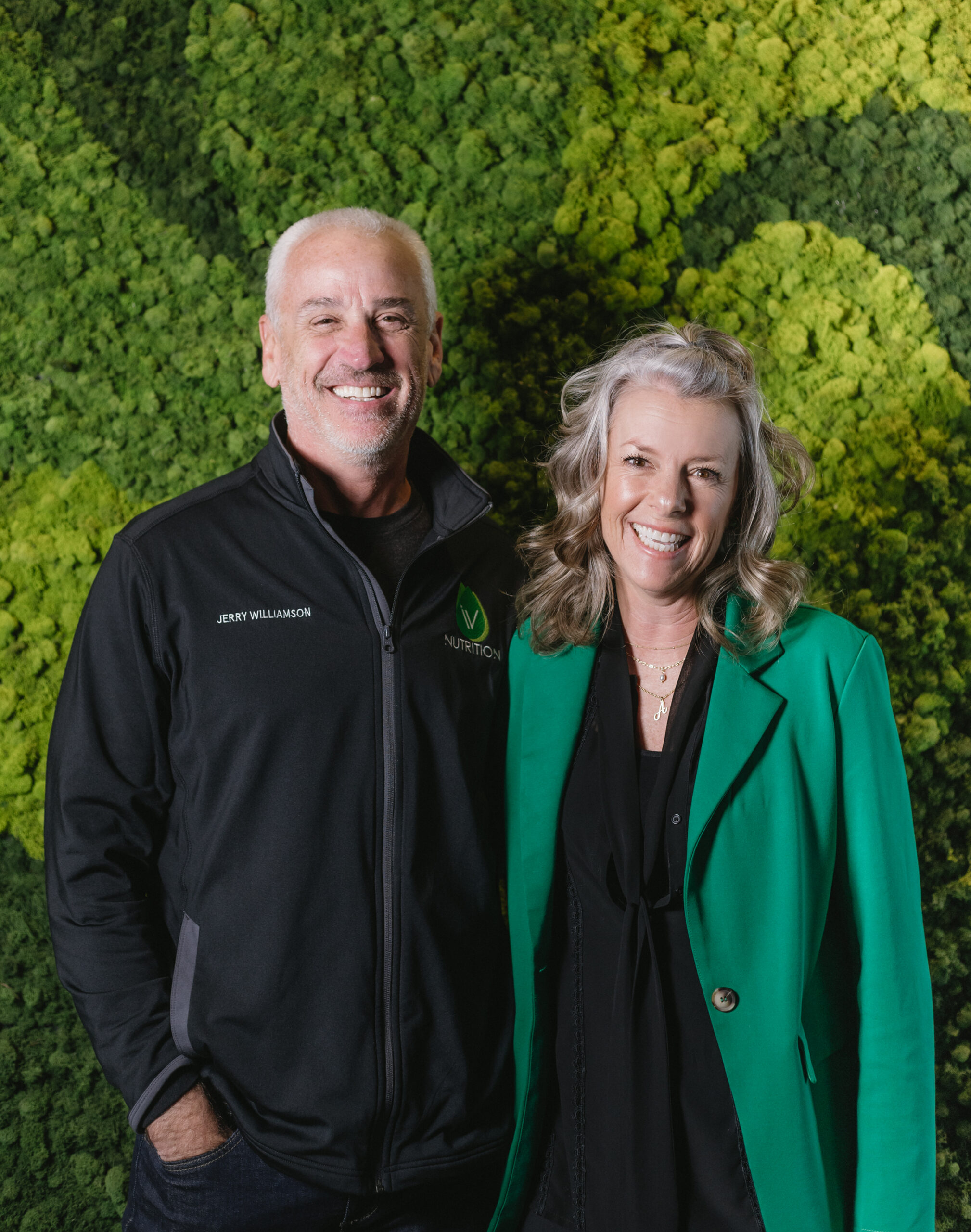 Amye and Jerry Williamson, owners of IV Nutrition in McKinney, Texas, professional headshot.